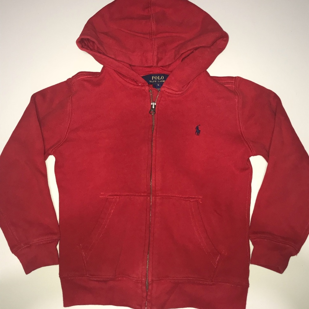 Polo Ralph Lauren boys zip sweatshirt/hoodie SZ 6